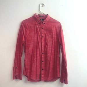 Hollister Men’s Epic Flex Muscle Fit Long Sleeve Button Down Shirt